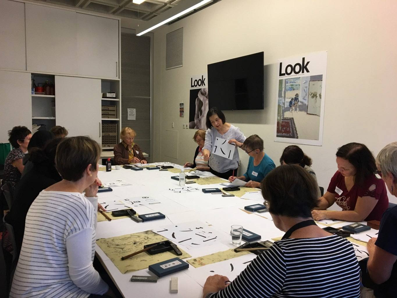 Chinese Calligraphy course, Art Gallery of NSW