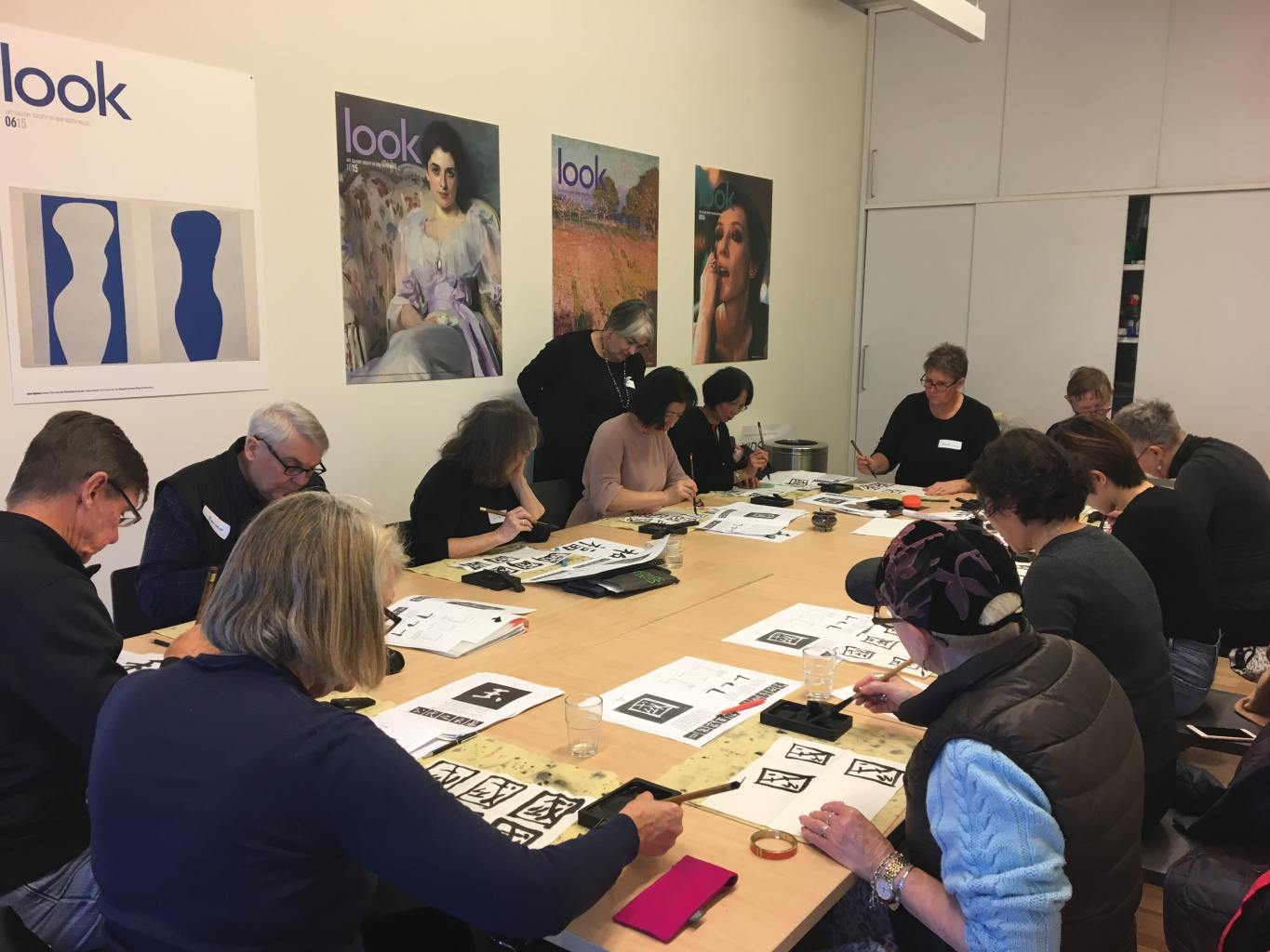 Chinese Calligraphy course, Art Gallery of NSW